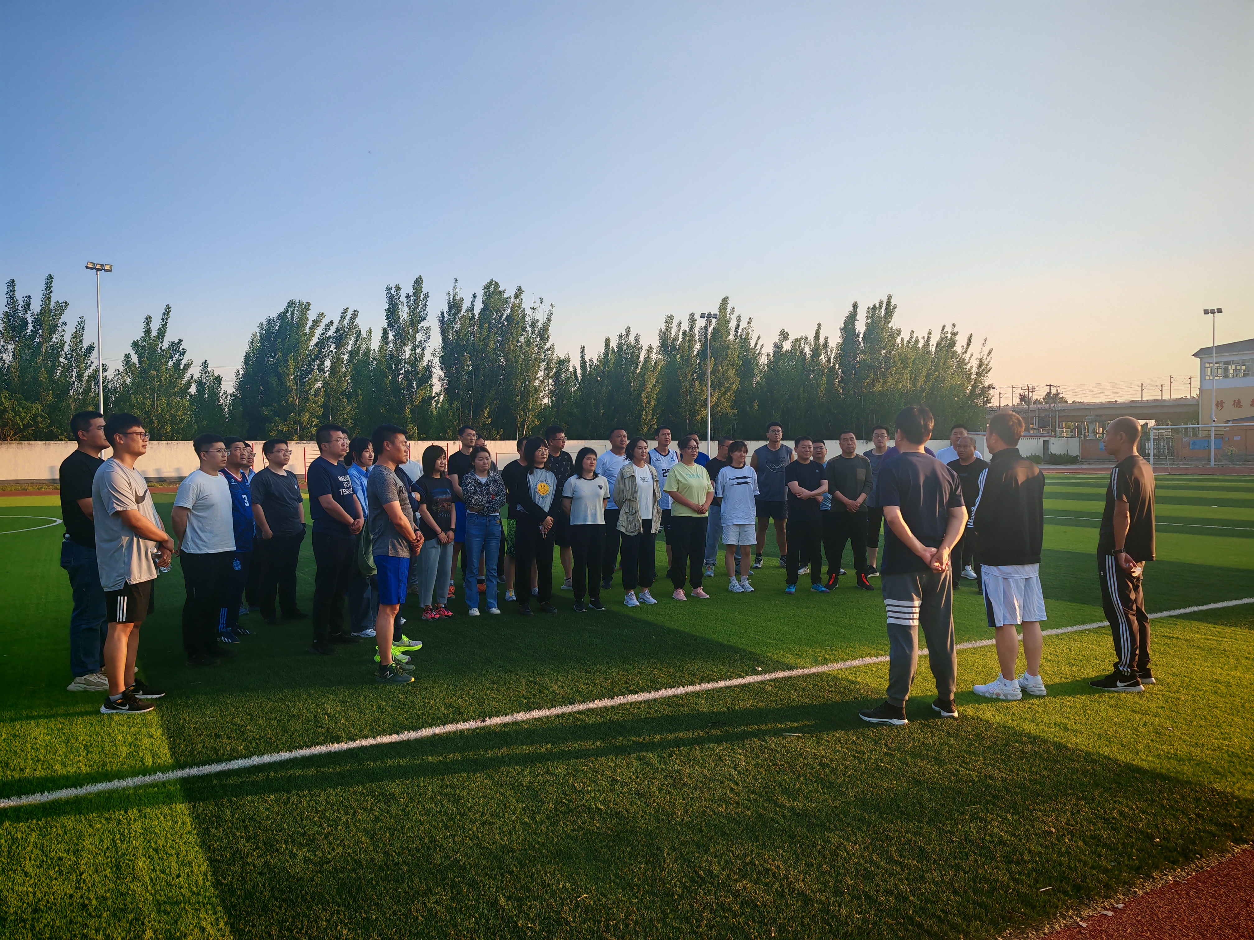 廊涿建管处携手各参建单位举办体育健身交流会——凝心聚力共筑精品工程